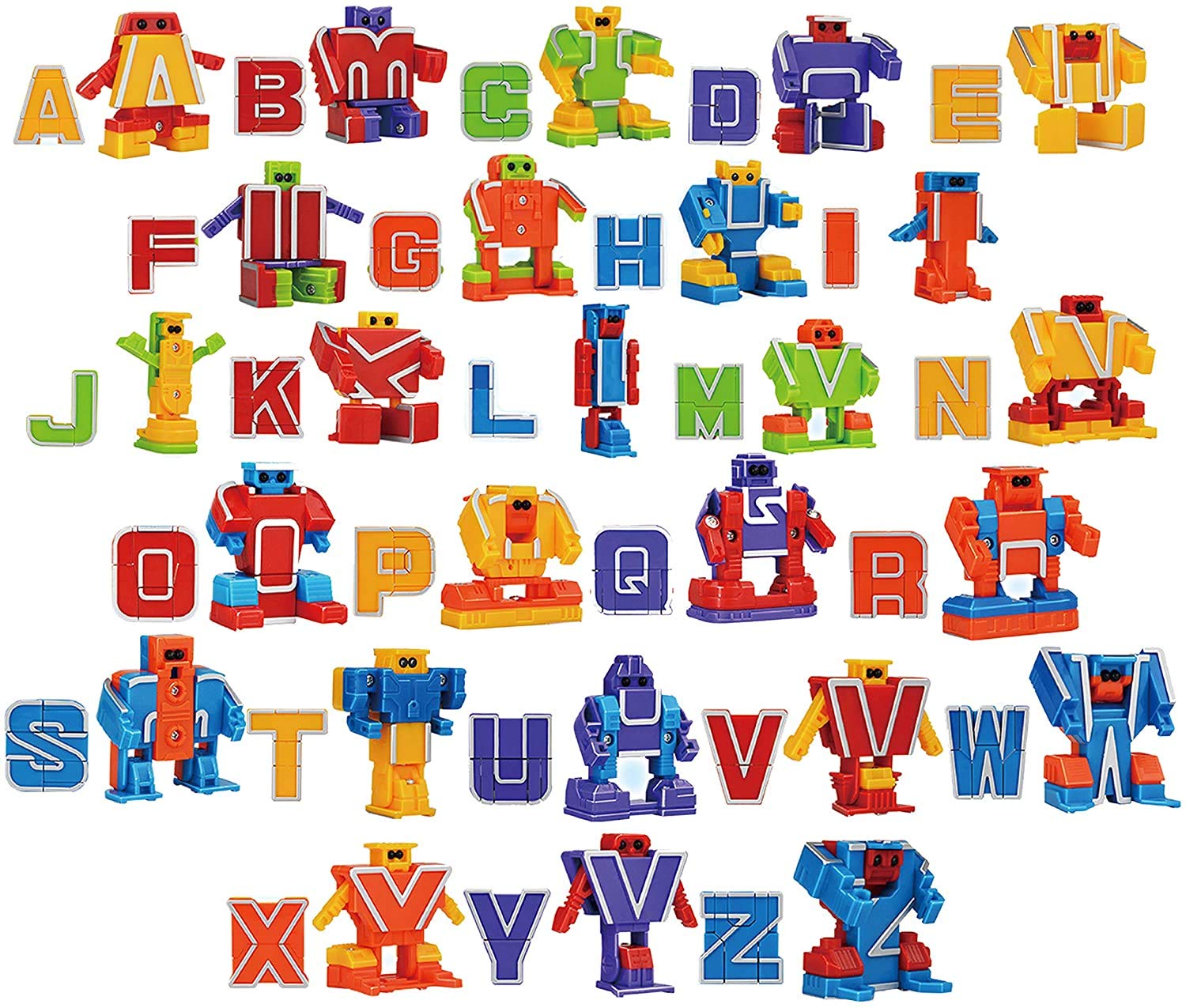 JOYIN 26 Pieces Alpha Bots : Amazon.sg: Toys